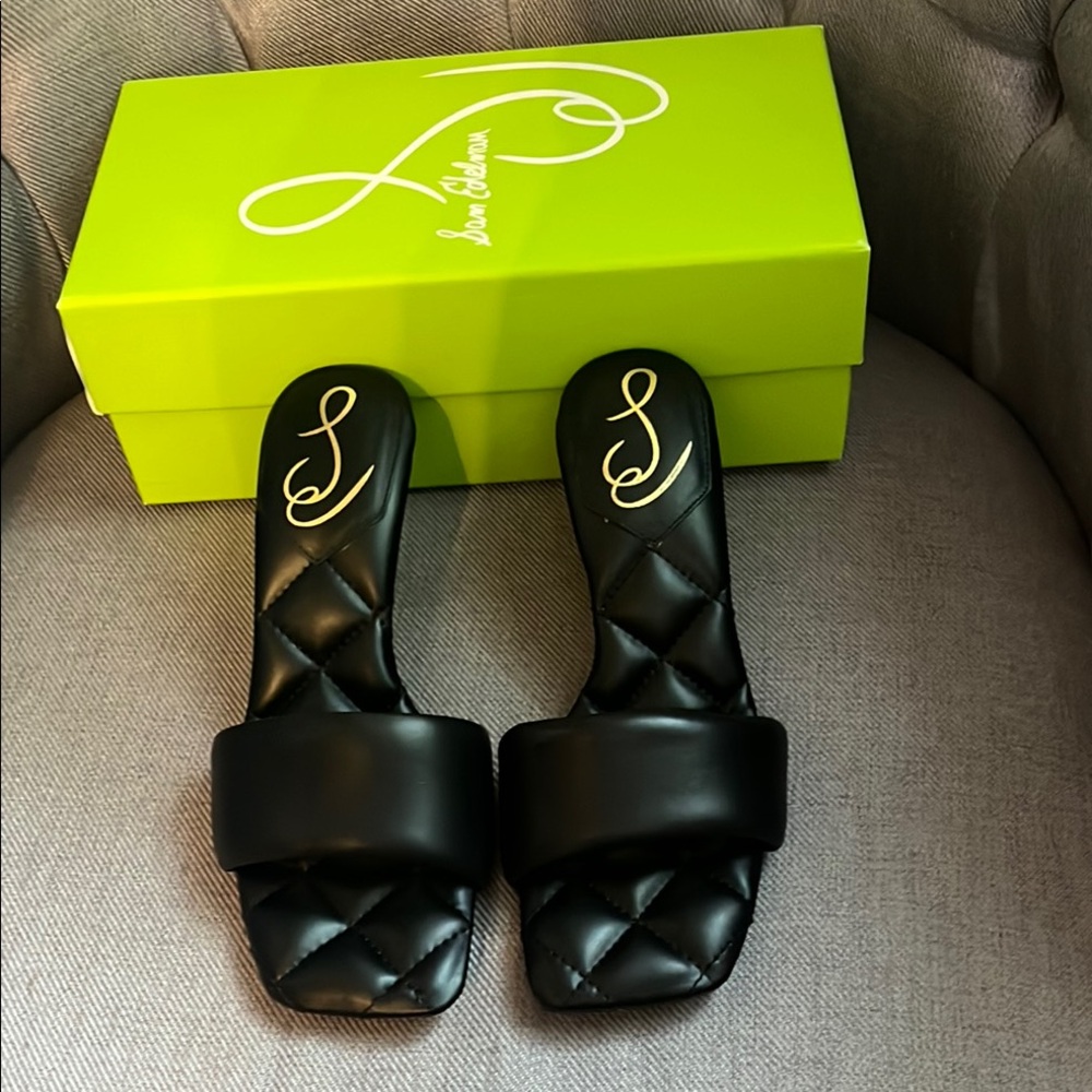 Sam Edelman Black Strappy Sandals